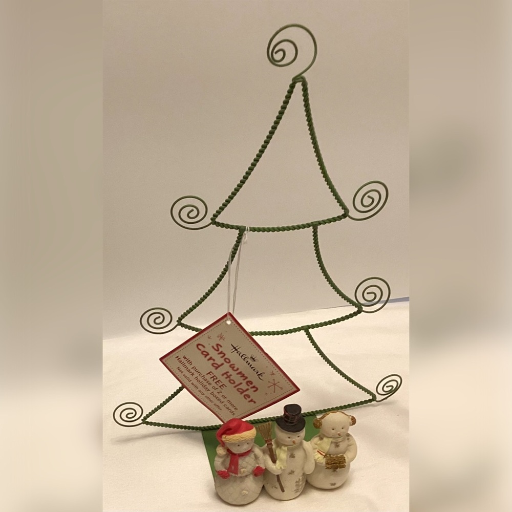 Hallmark Snowmen Card Holder